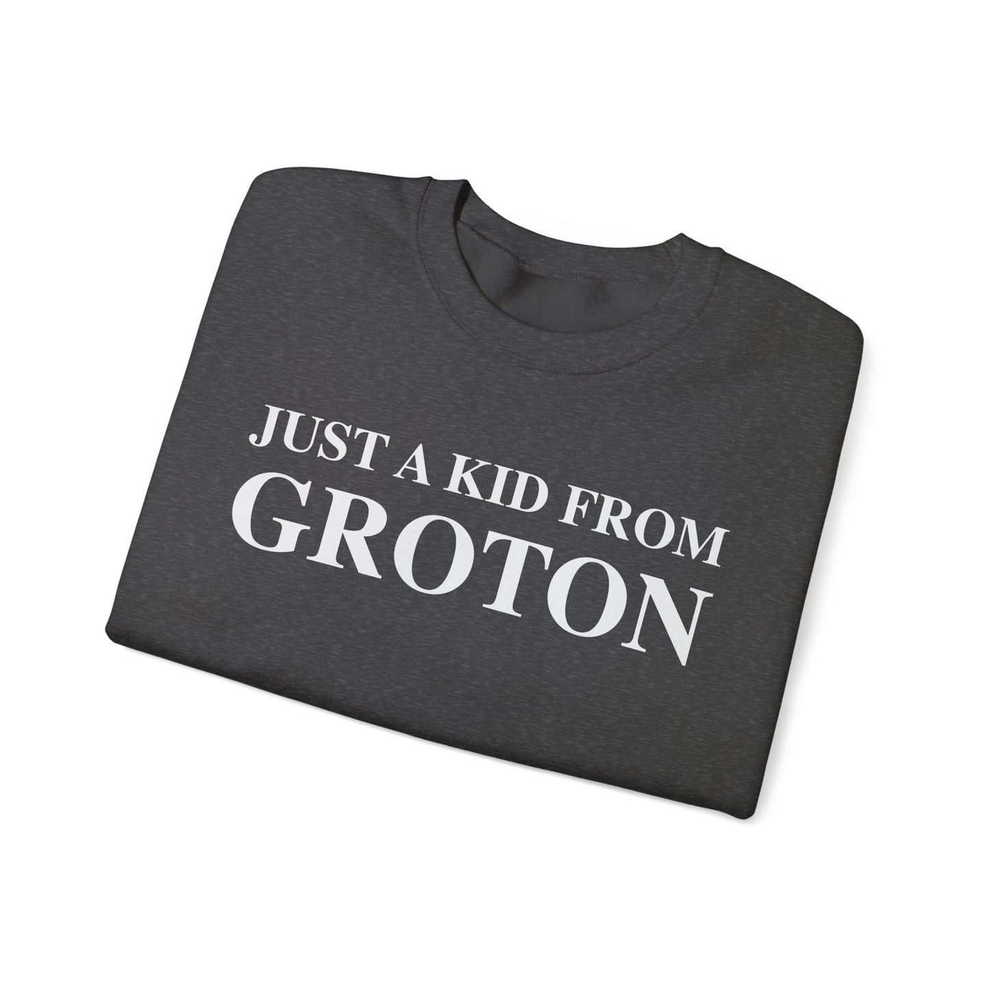 just a kid from groton // groton ct unisex sweatshirt // finding connecticut 