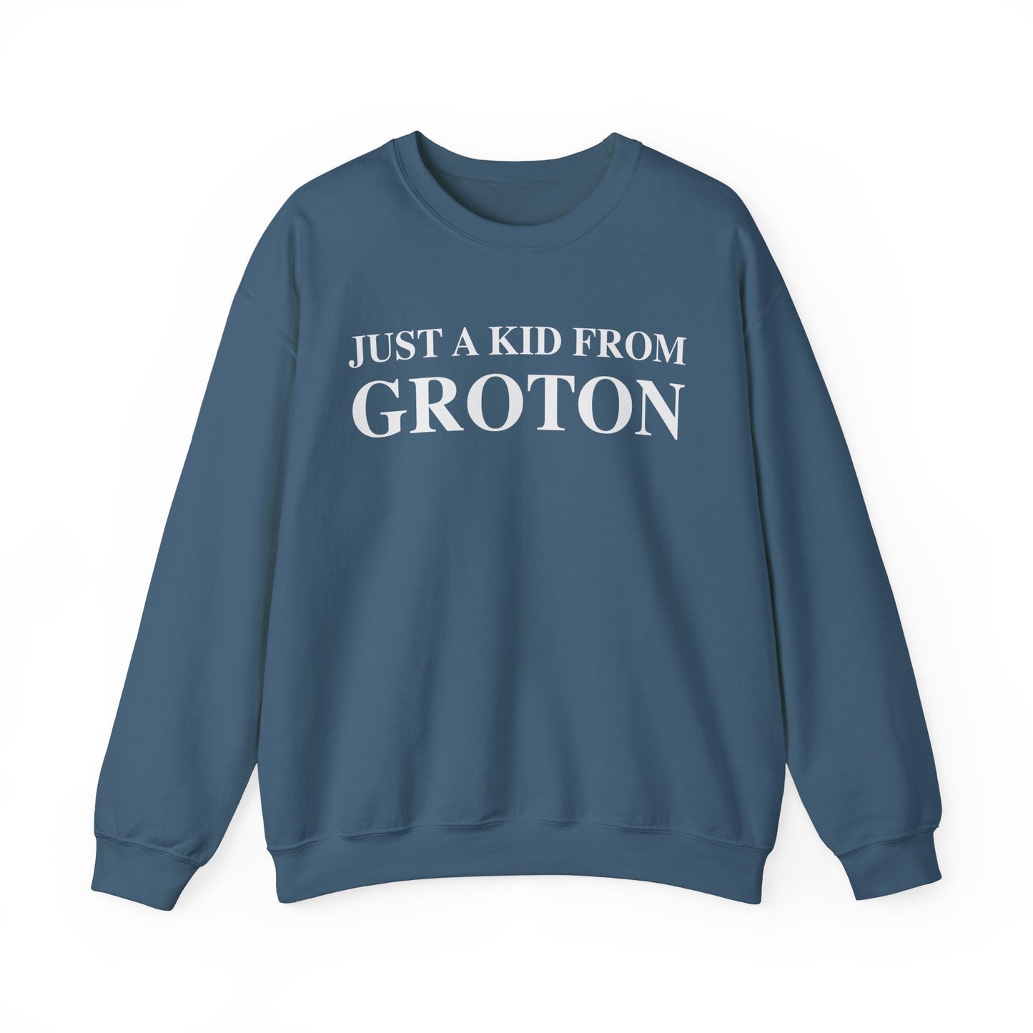 just a kid from groton // groton ct unisex sweatshirt // finding connecticut 