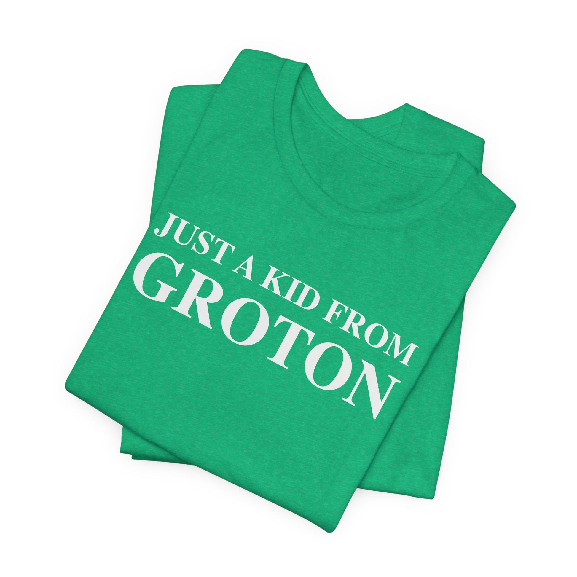 just a kid from groton // groton ct unisex t shirts  // finding connecticut 