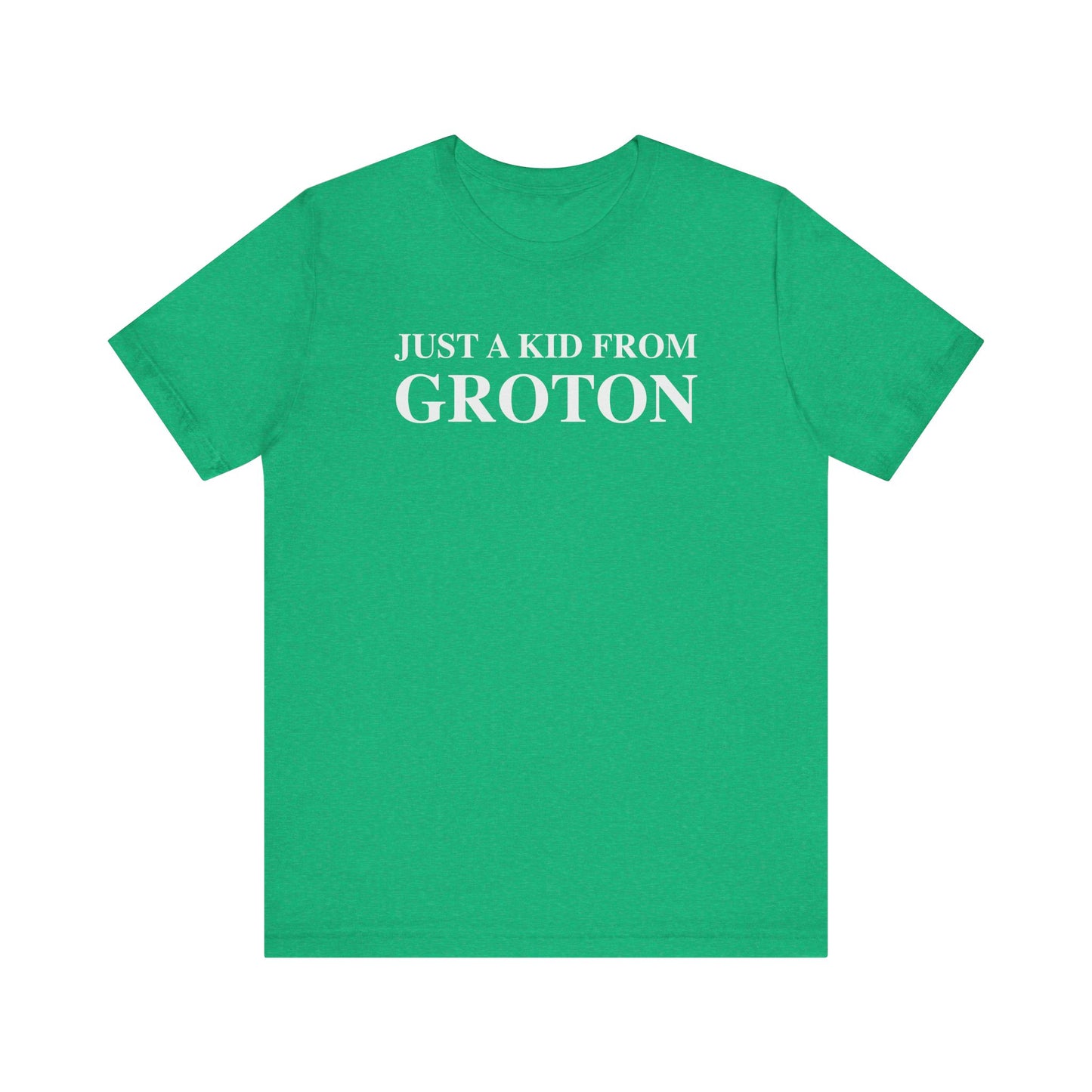 just a kid from groton // groton ct unisex t shirts  // finding connecticut 