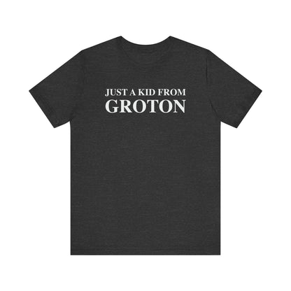 just a kid from groton // groton ct unisex t shirts  // finding connecticut 