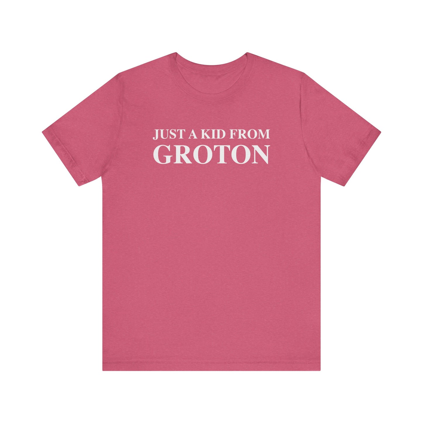 just a kid from groton // groton ct unisex t shirts  // finding connecticut 