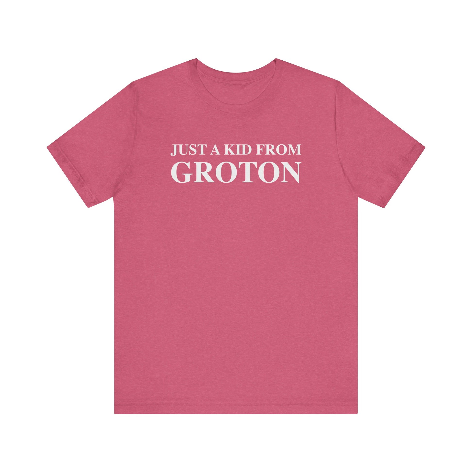 just a kid from groton // groton ct unisex t shirts  // finding connecticut 