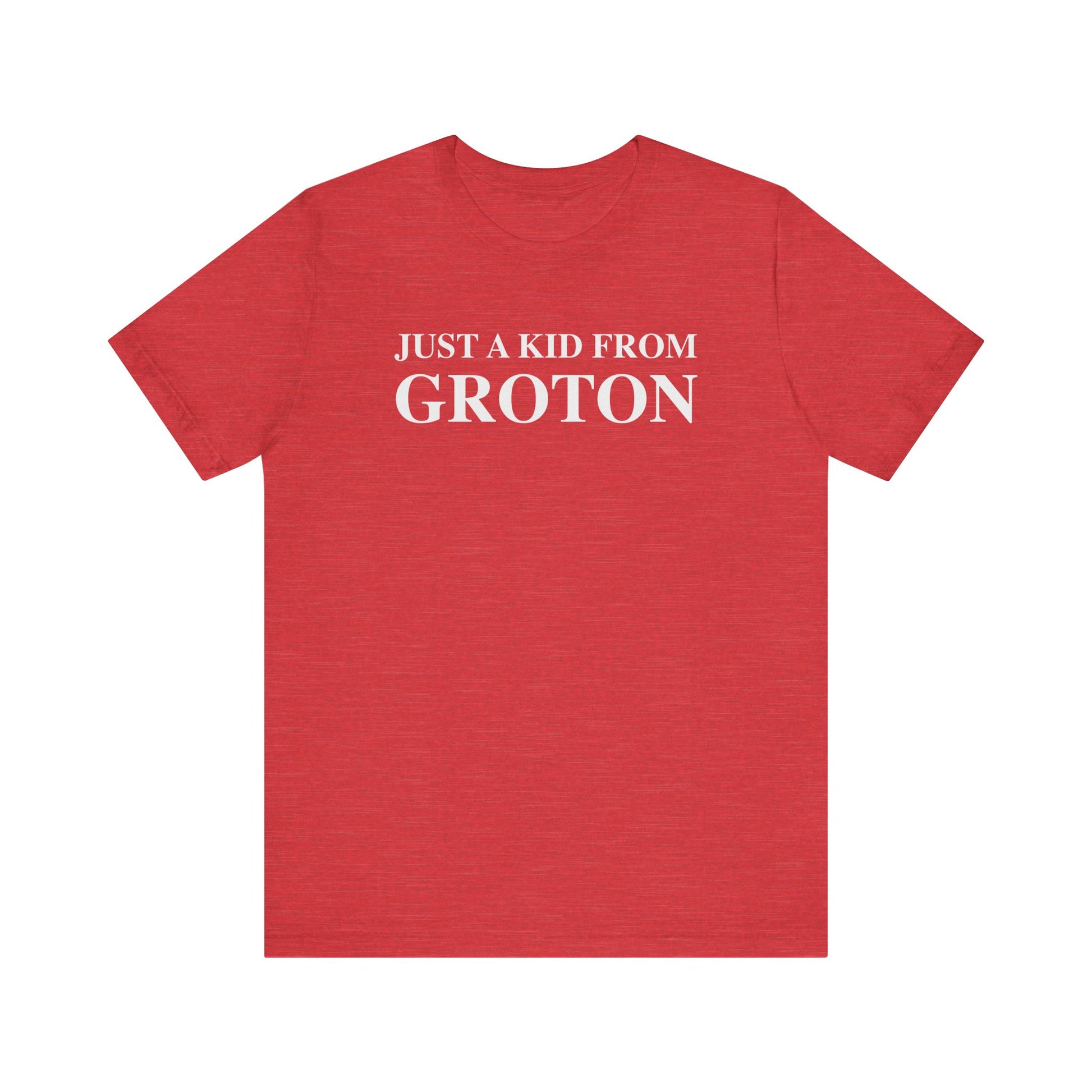just a kid from groton // groton ct unisex t shirts  // finding connecticut 
