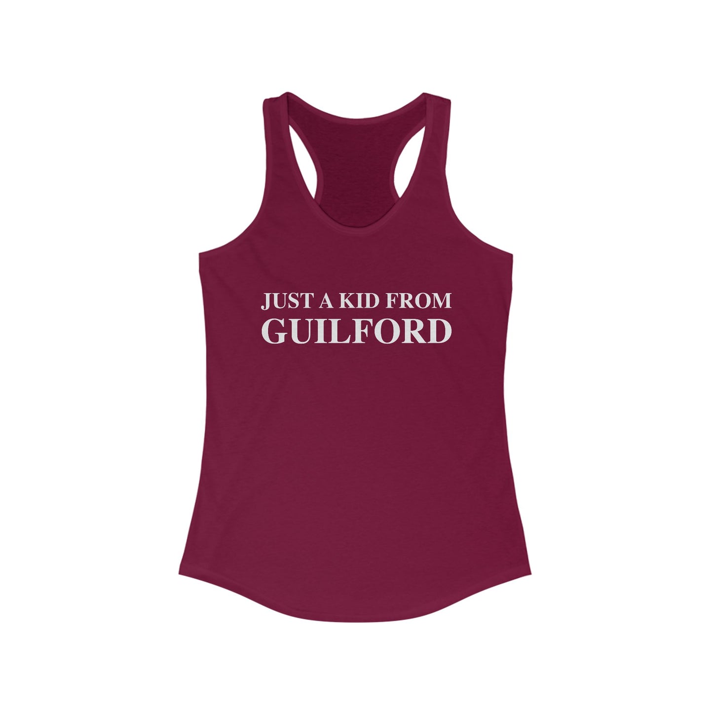 just a kid from guilford // guilford ct womens tank top shirts  // finding connecticut 