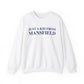 just a kid from mansfield // mansfield connecticut unisex sweatshirt  // finding connecticut 