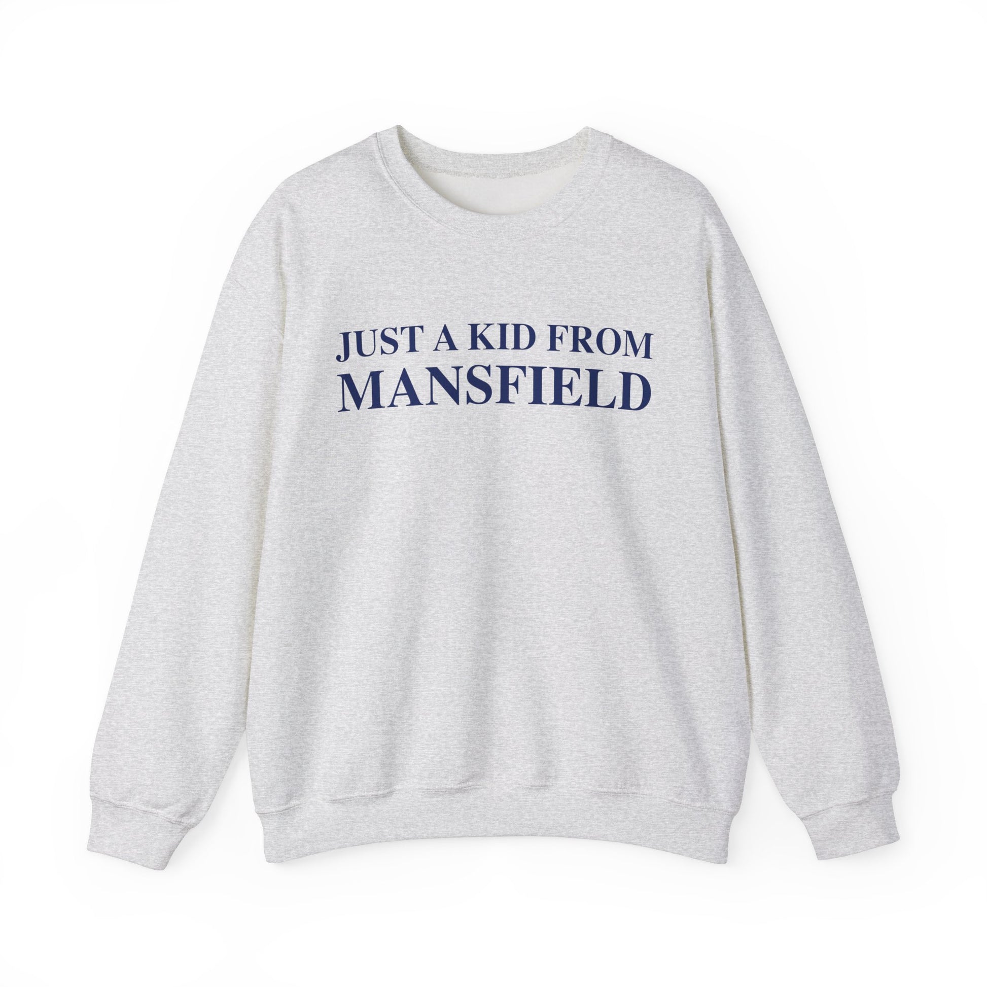 just a kid from mansfield // mansfield connecticut unisex sweatshirt  // finding connecticut 