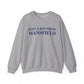 just a kid from mansfield // mansfield connecticut unisex sweatshirt  // finding connecticut 