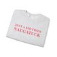 just a kid from naugatuck // naugatuck Connecticut unisex sweatshirt   // finding connecticut 