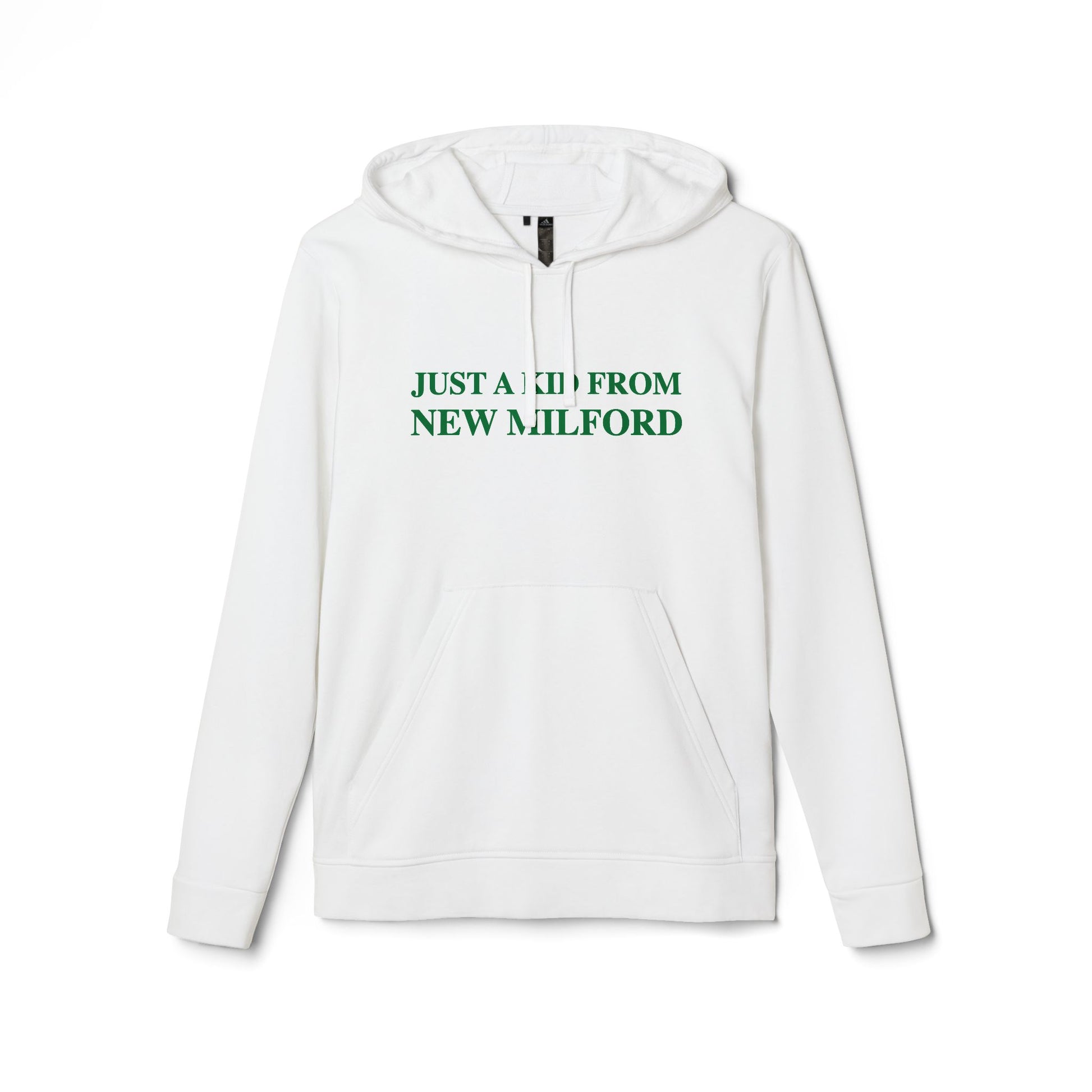just a kid from new milford // new milford connecticut hoodie sweatshirt // finding connecticut 