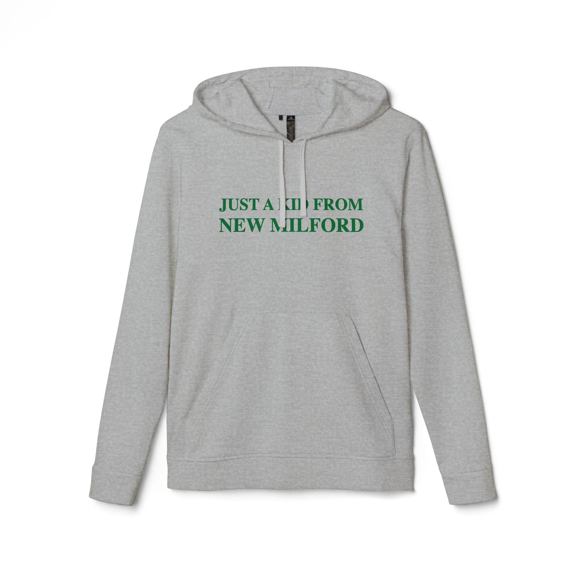 just a kid from new milford // new milford connecticut hoodie sweatshirt // finding connecticut 