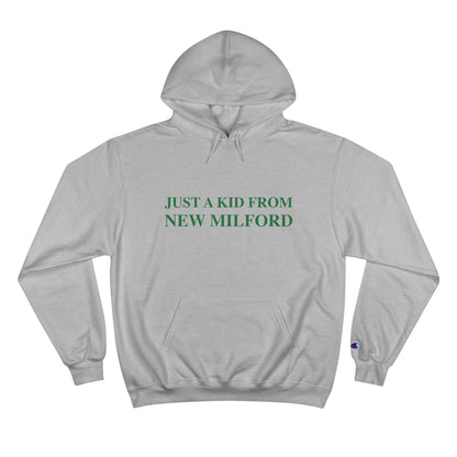 just a kid from new milford / new milford ct hoodie sweatshirt // finding connecticut 