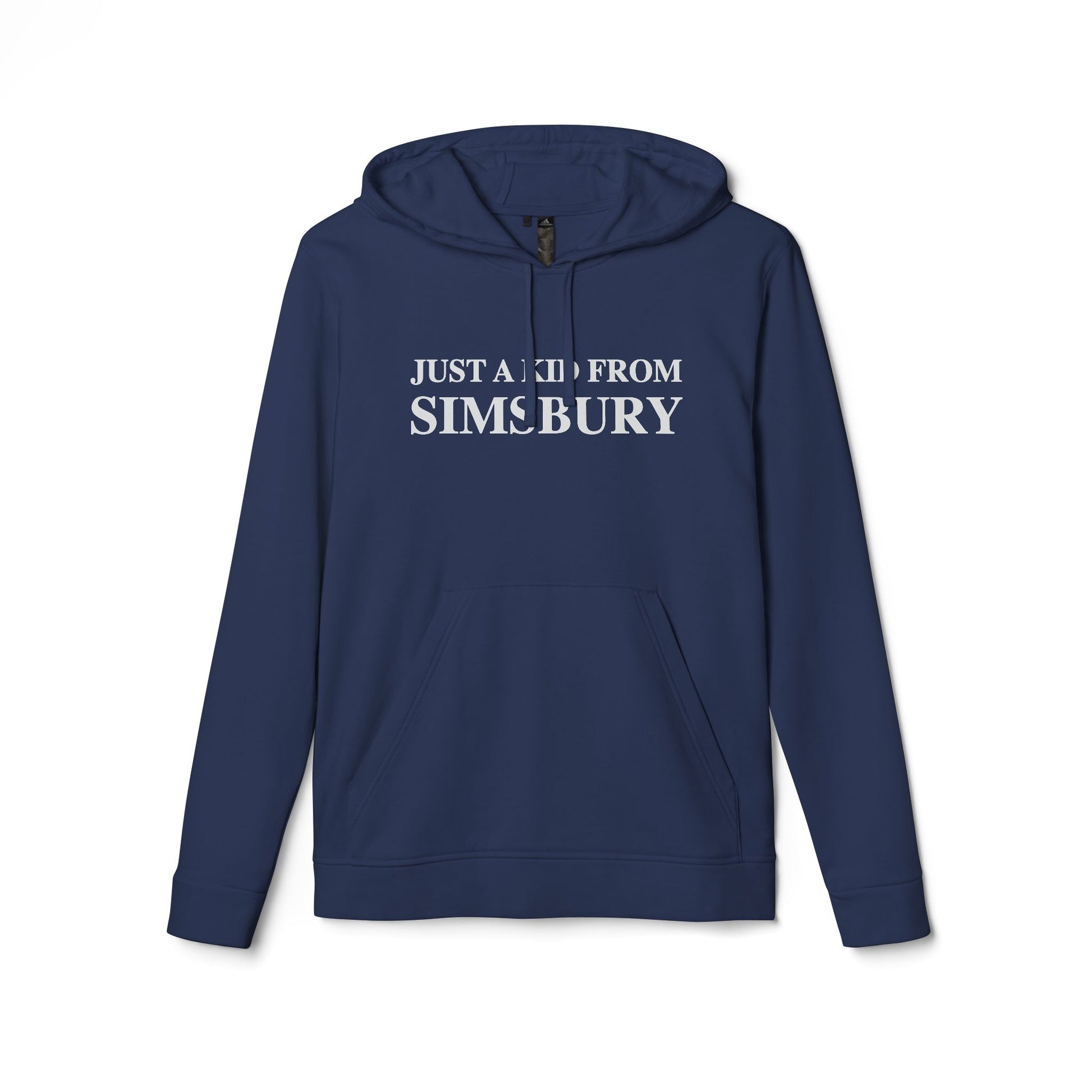 just a kid from simsbury // simsbury connecticut unisex adidas  hoodie sweatshirt // finding connecticut 