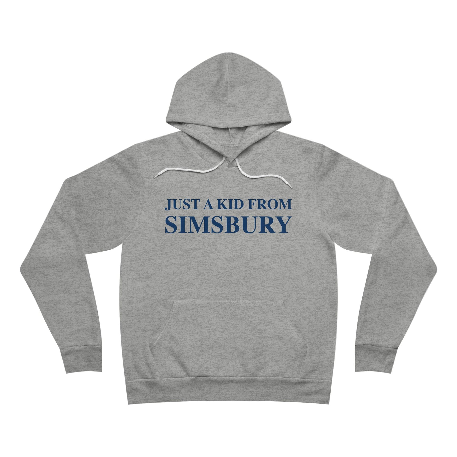 just a kid from simsbury / simsbury connecticut unisex hoodie sweatshirts / finding connecticut 