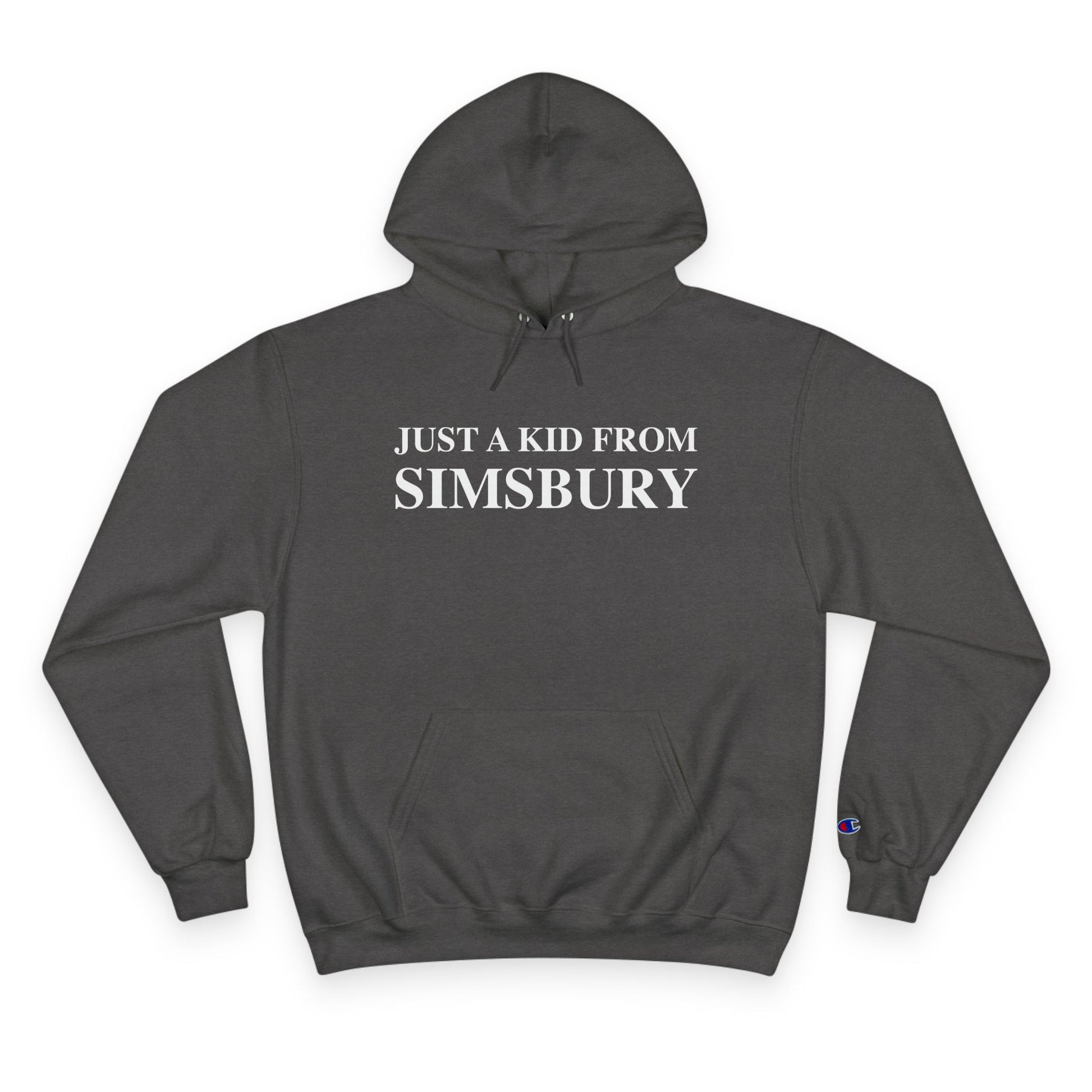 just a kid from simsbury // simsbury ct unisex hoodie sweatshirt // finding connecticut 