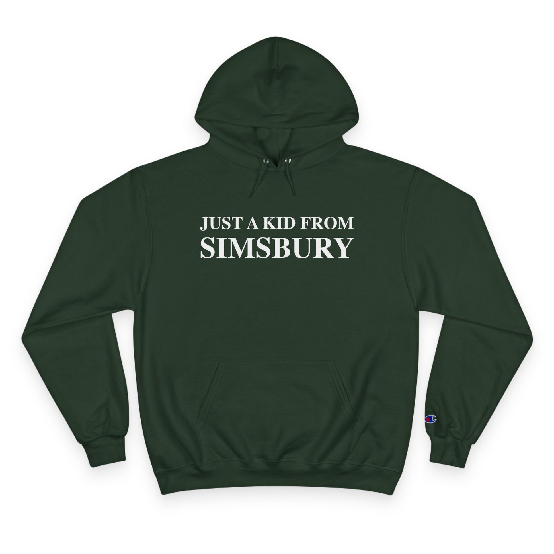 just a kid from simsbury // simsbury ct unisex hoodie sweatshirt // finding connecticut 