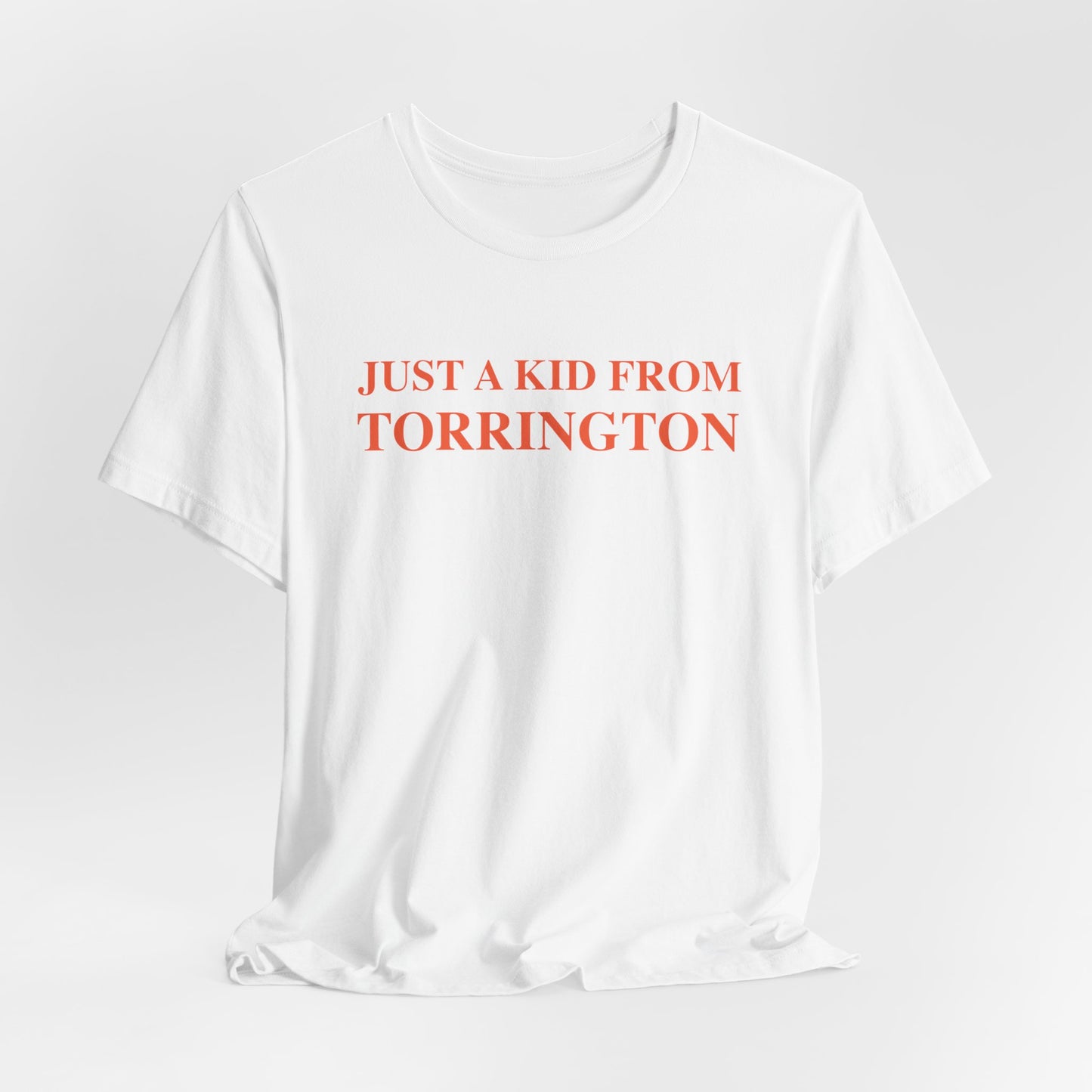 just a kid from torrington // finding connecticut unisex t shirts  // finding connecticut 