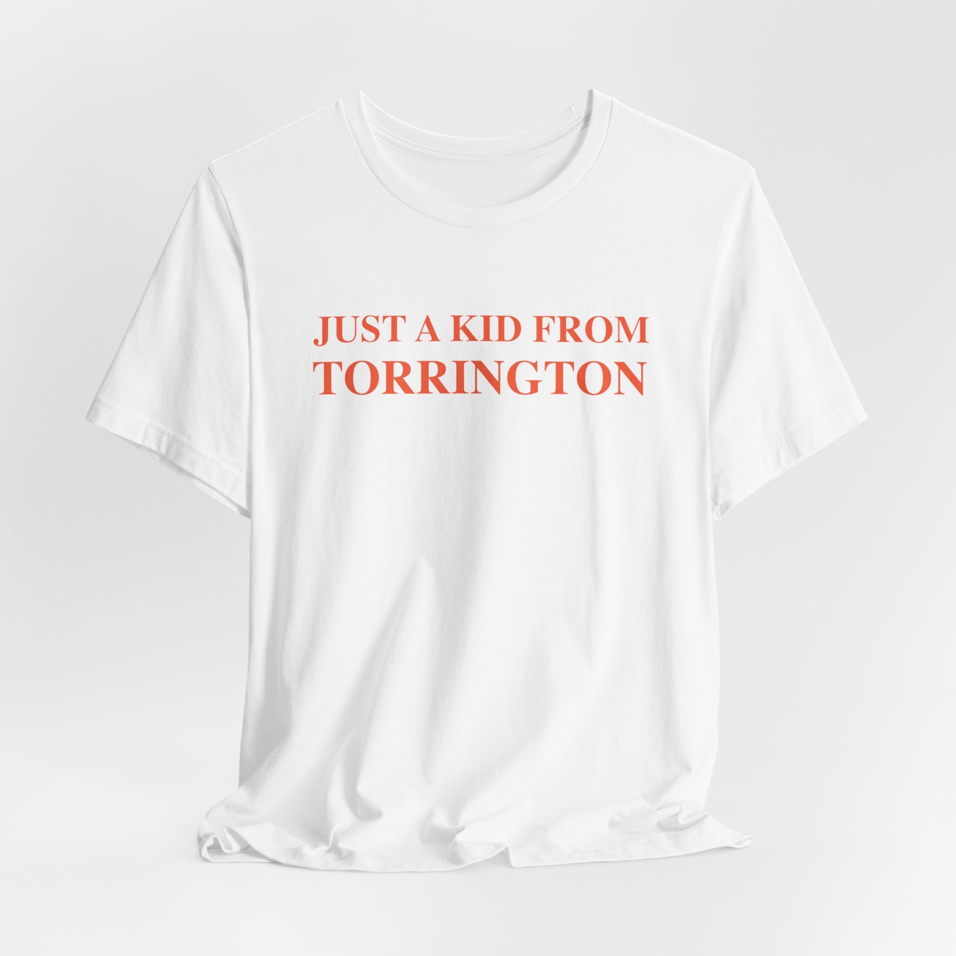 just a kid from torrington // finding connecticut unisex t shirts  // finding connecticut 