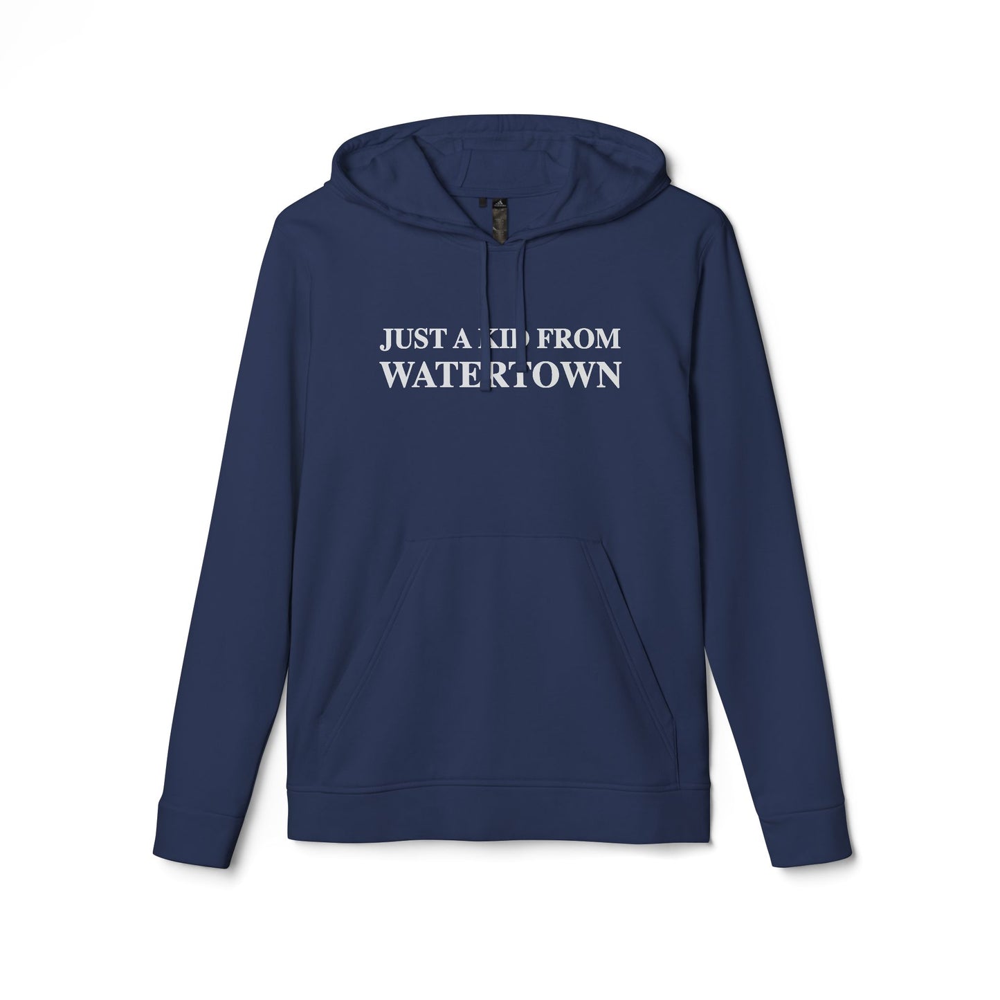 just a kid from watertown // watertown CT unisex adidas hoodie sweatshirts // Finding Connecticut 