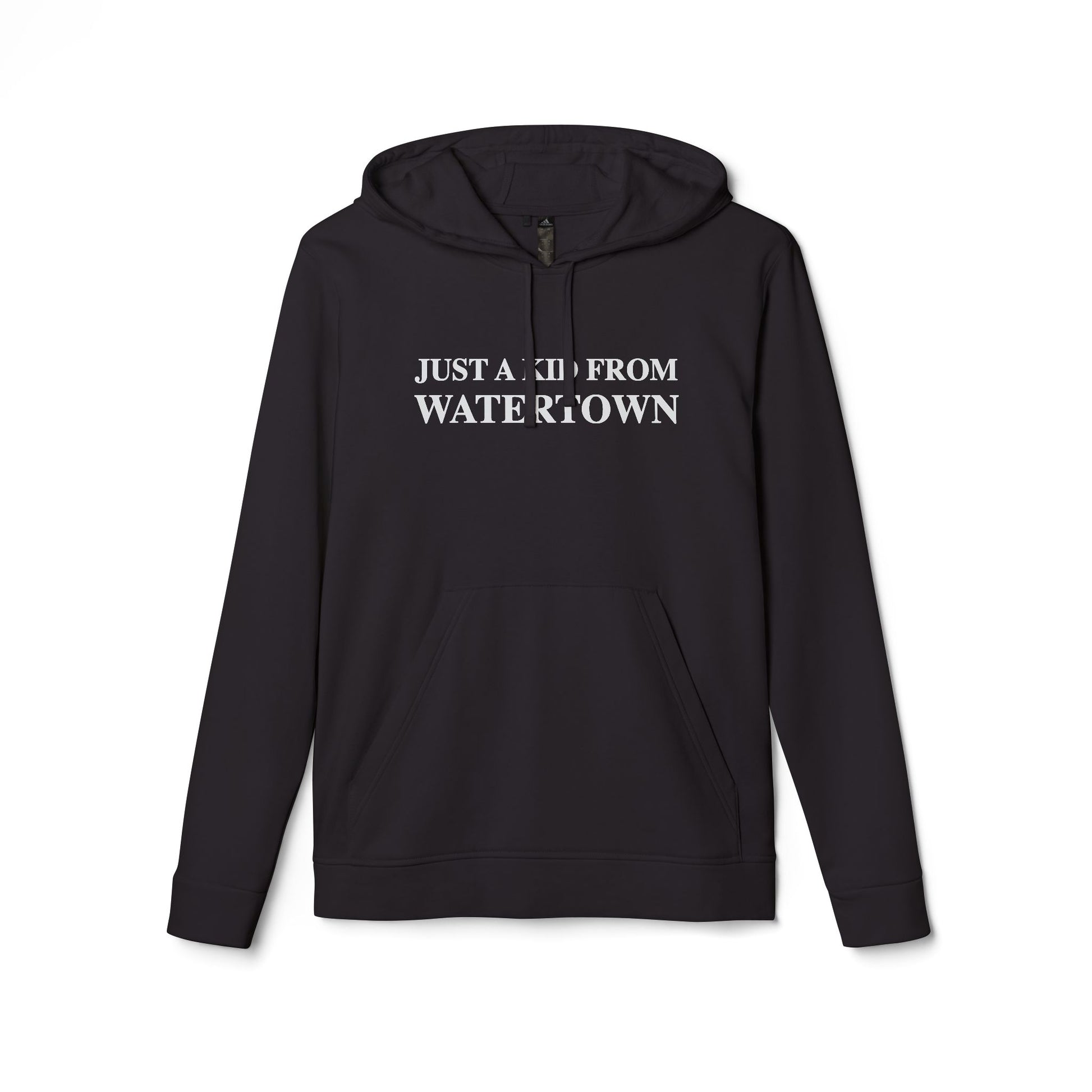 just a kid from watertown // watertown CT unisex adidas hoodie sweatshirts // Finding Connecticut 