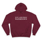 just a kid from watertown // watertown CT unisex champion hoodie sweatshirt // Finding Connecticut 