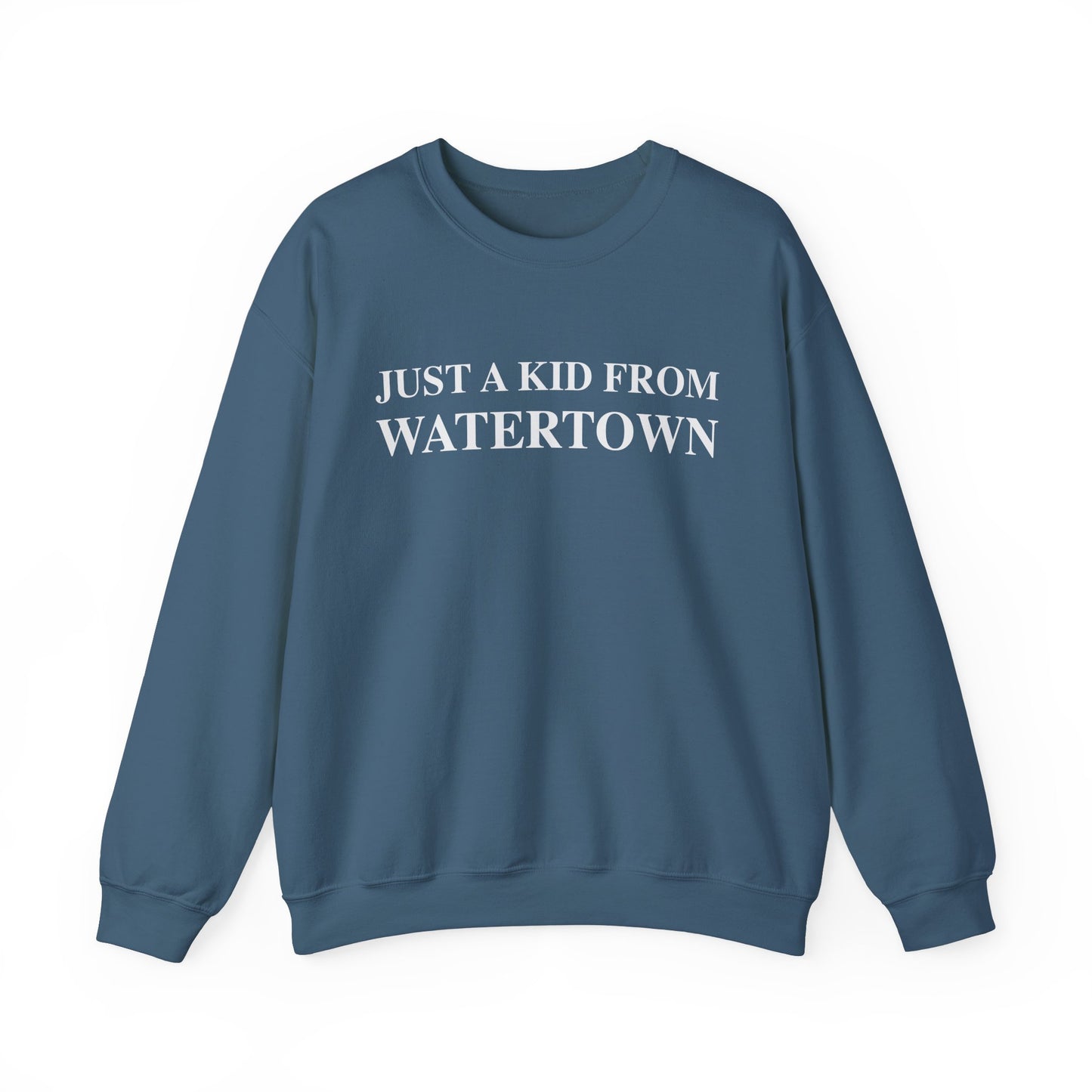 just a kid from watertown // watertown CT unisex sweatshirt // Finding Connecticut 