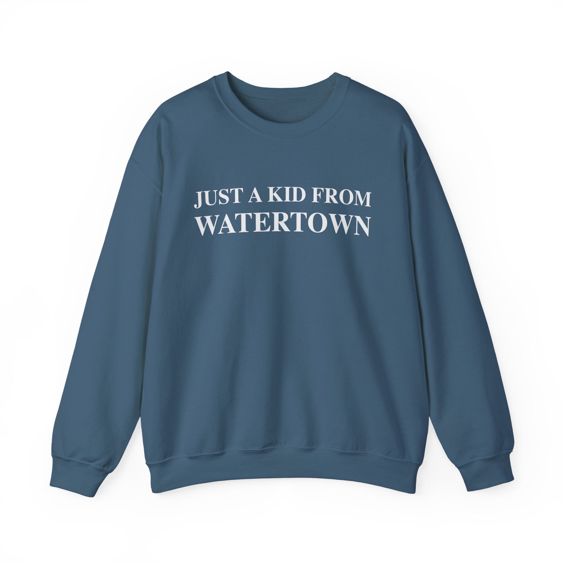 just a kid from watertown // watertown CT unisex sweatshirt // Finding Connecticut 
