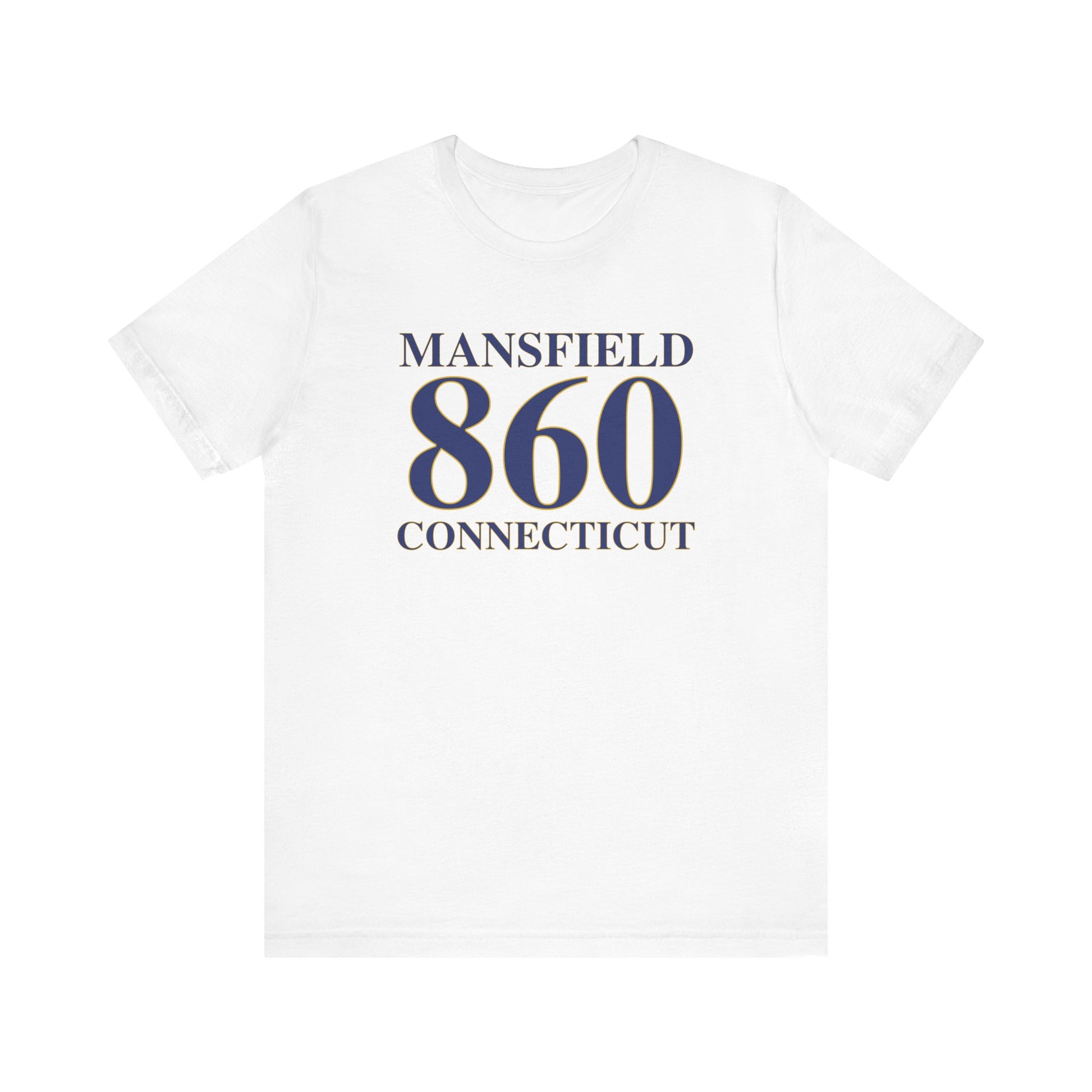mansfield 860 Connecticut // mansfield Connecticut unisex t shirt // finding connecticut 