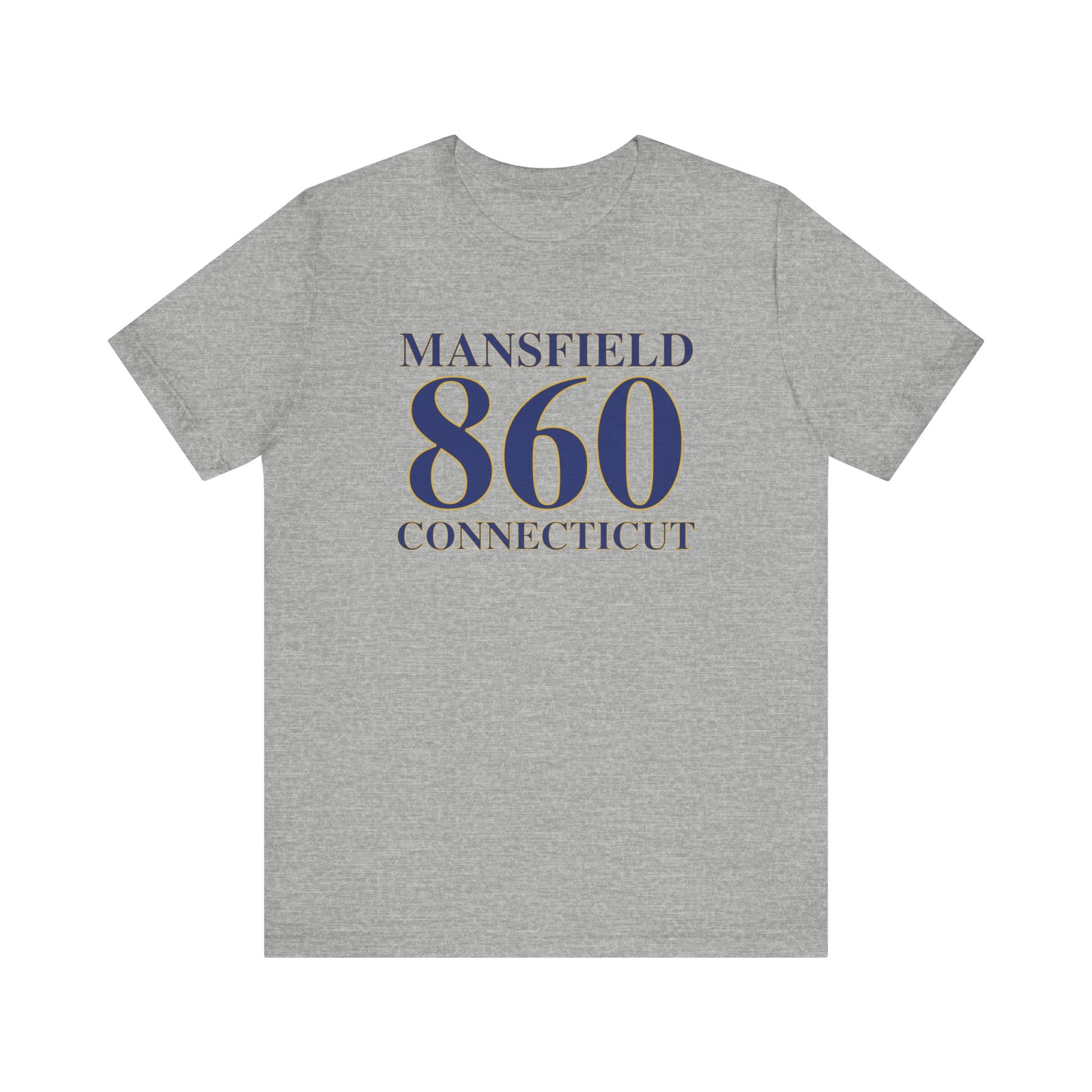 mansfield 860 Connecticut // mansfield Connecticut unisex t shirt // finding connecticut 
