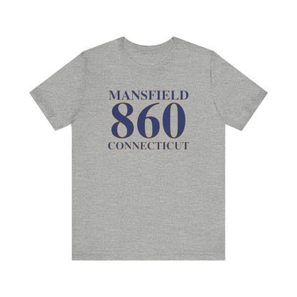 mansfield 860 Connecticut // mansfield Connecticut unisex t shirt // finding connecticut 