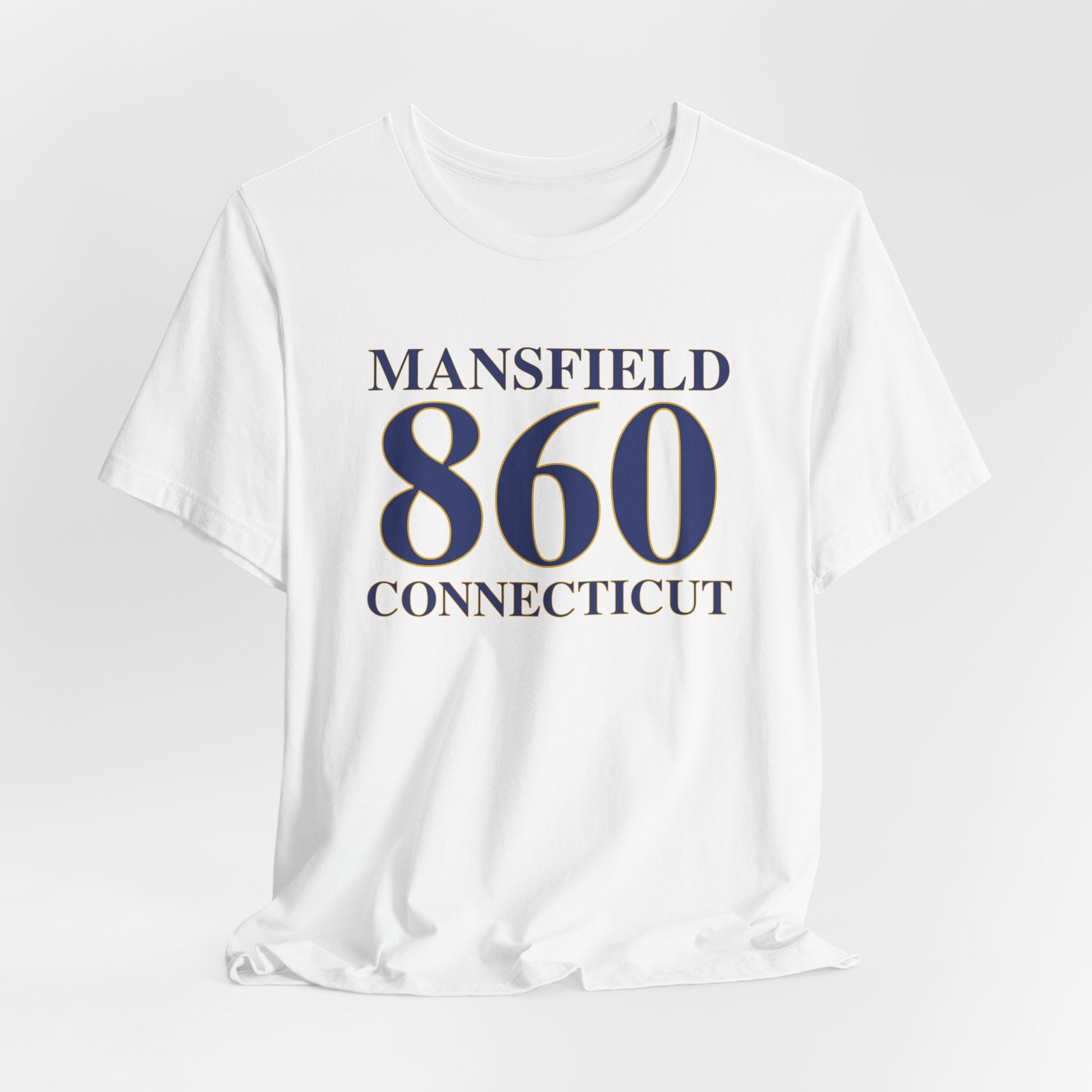 mansfield 860 Connecticut // mansfield Connecticut unisex t shirt // finding connecticut 