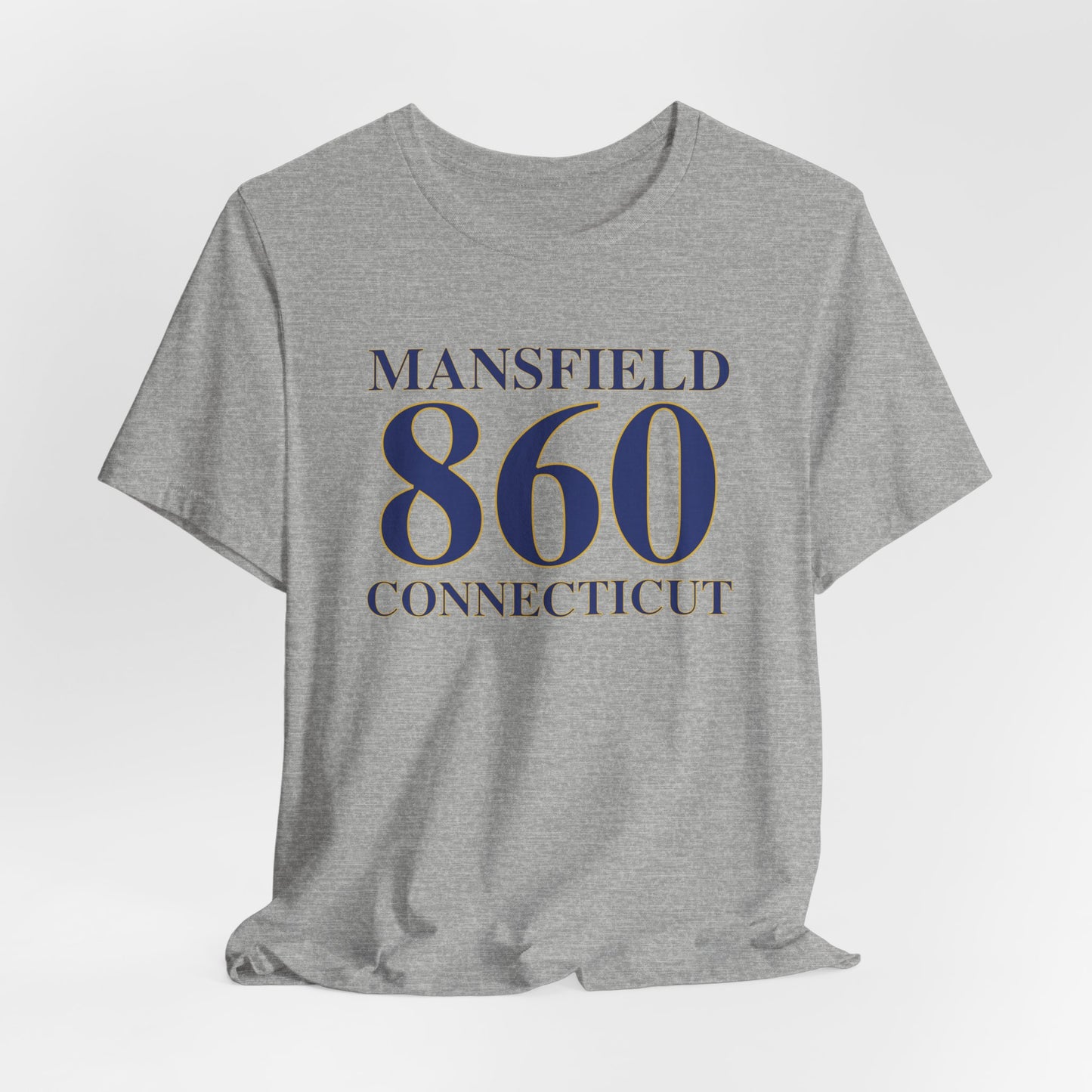 mansfield 860 Connecticut // mansfield Connecticut unisex t shirt // finding connecticut 