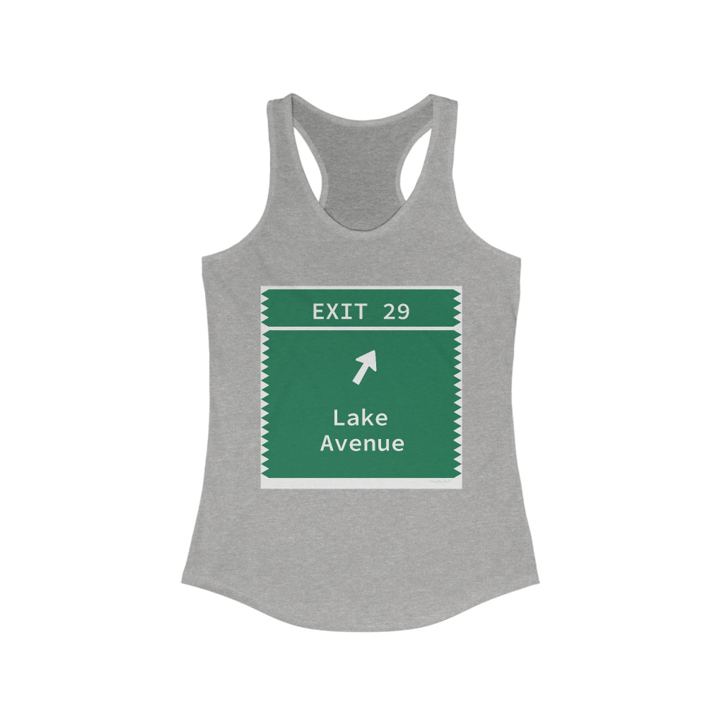 merrit parkway exit 29 womens tank top shirt - Greenwich Connecticut gifts and merch by Finding Connecticut 