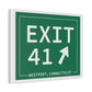merritt parkway exit 41 art decor - Westport Connecticut gifts and merch by Finidng connecticut 