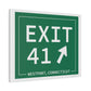 merritt parkway exit 41 art decor - Westport Connecticut gifts and merch by Finidng connecticut 