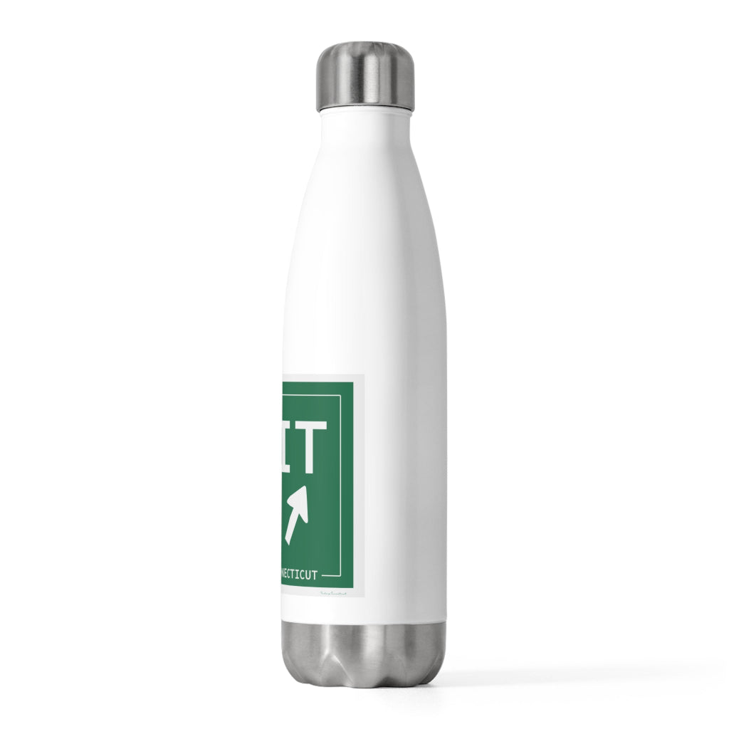 merritt parkway exit 41 water bottle - Westport Connecticut gifts and merch by Finding Connectcut 