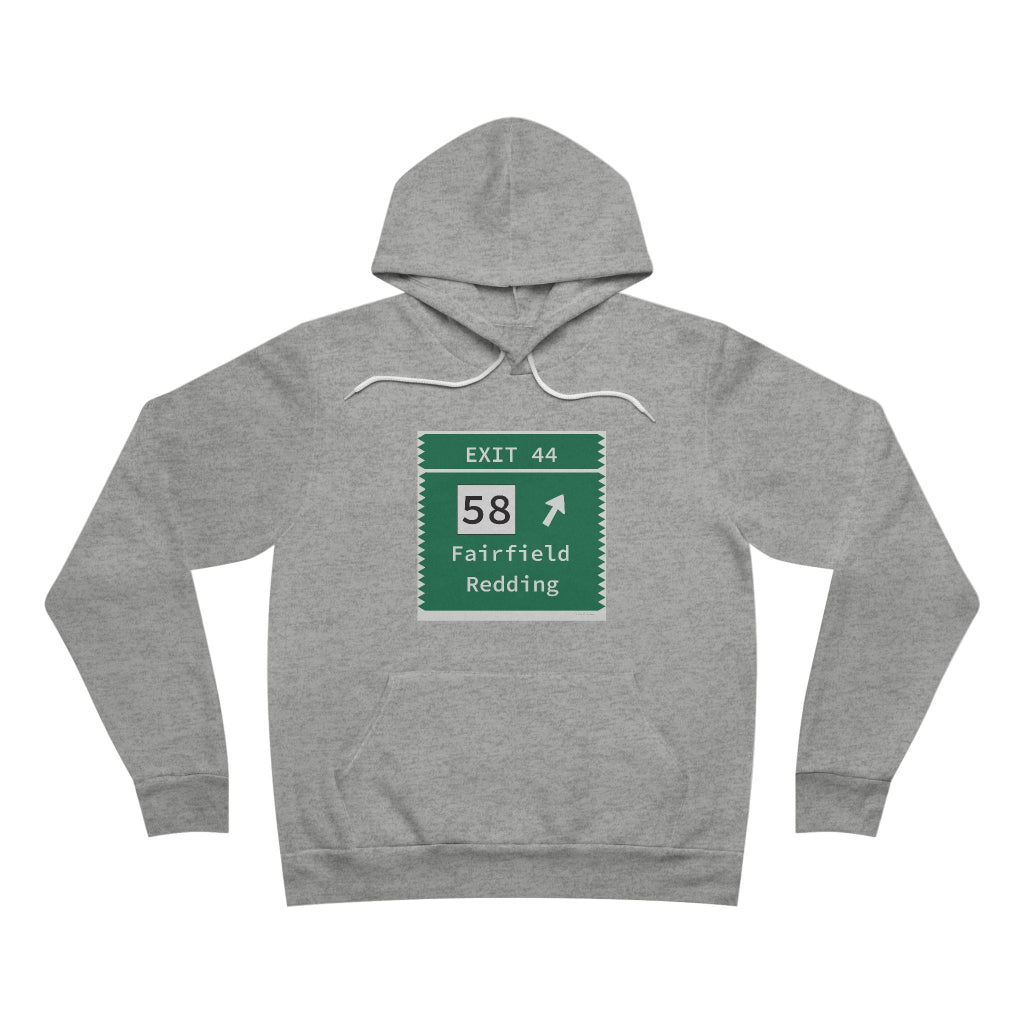 merritt parkway exit 44 unisex hoodie sweatshirt - fairfield connecticut gifts and merch by finding Connecticut