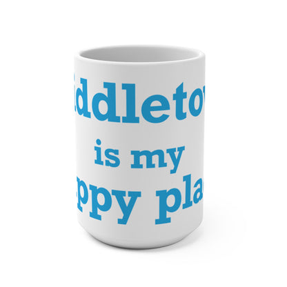 middletown is my happy place mug // middletown connecticut gifts and merch // finding connecticut 