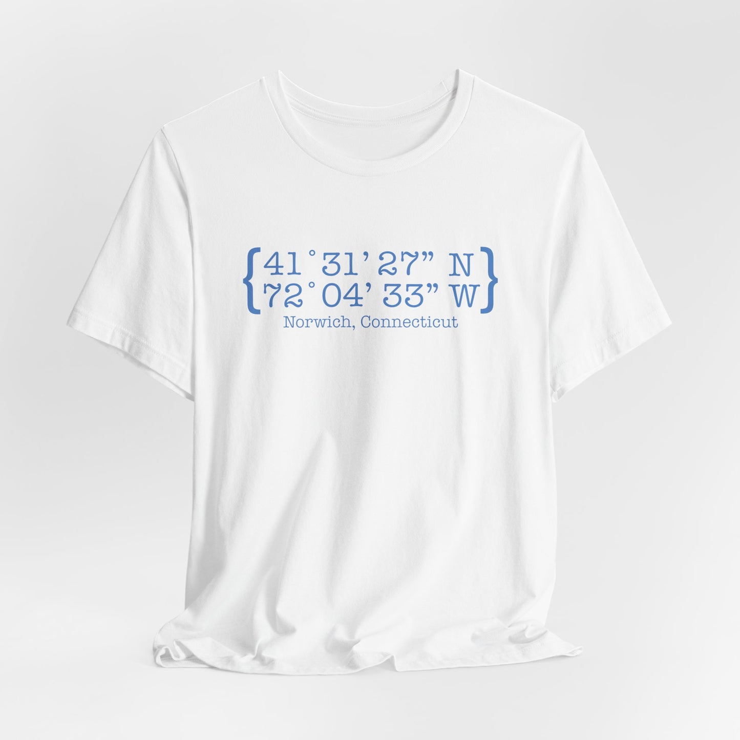 norwich Coordinates // norwich connecticut unisex t shirt // finding connecticut 
