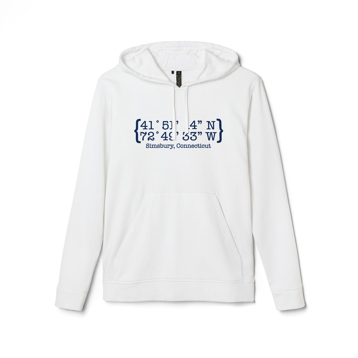 simsbury coordinates // simsbury connecticut adidas unisex hoodie sweatshirt // finding connecticut 