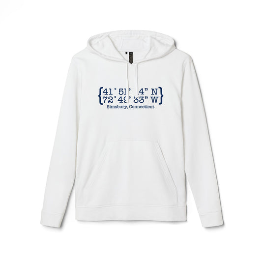 simsbury coordinates // simsbury connecticut adidas unisex hoodie sweatshirt // finding connecticut 