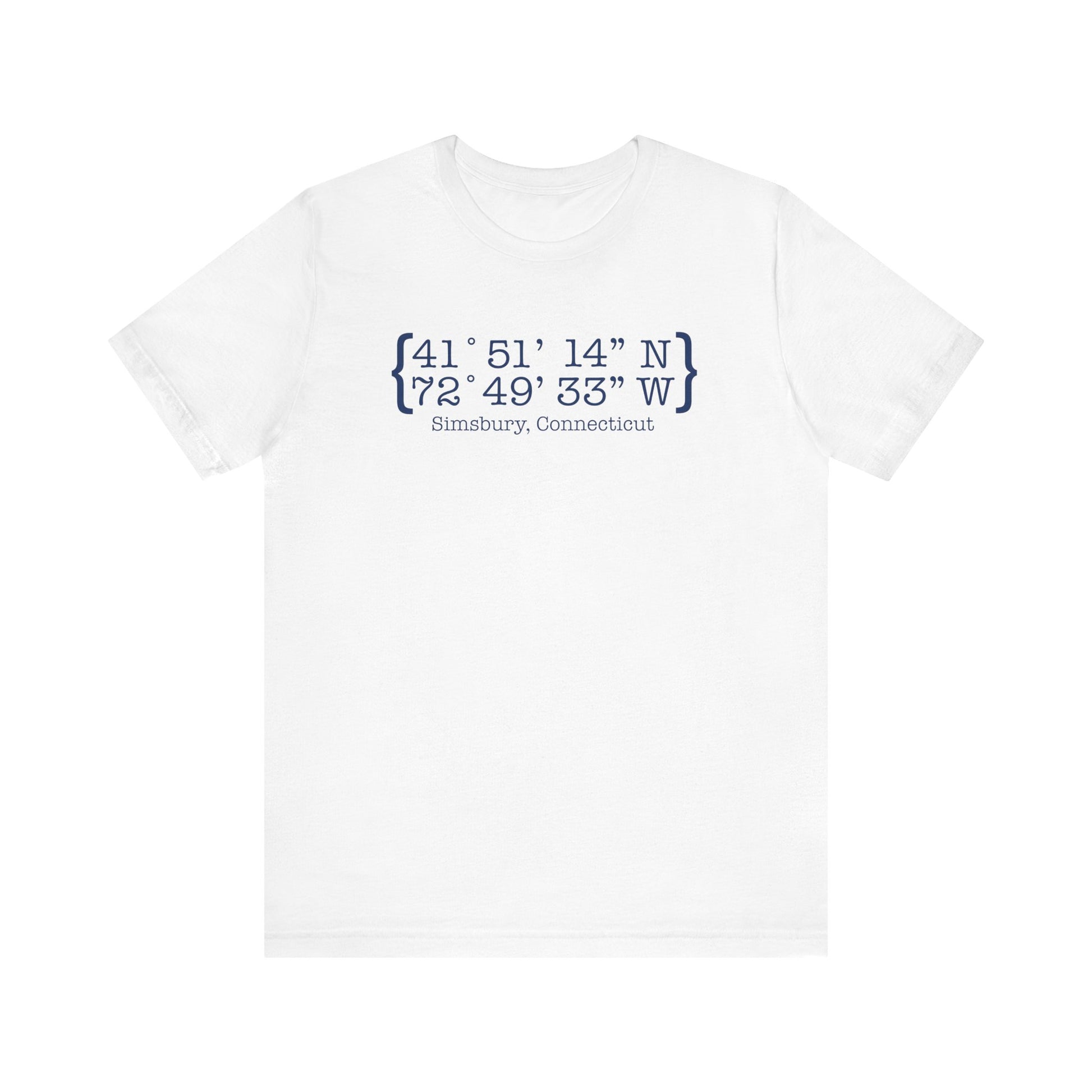 simsbury coordinates // simsbury connecticut champion unisex t shirt// finding connecticut 