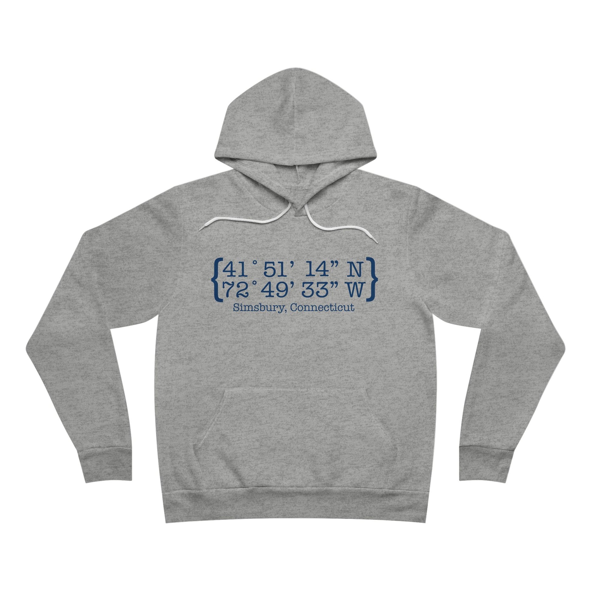 simsbury coordinates // simsbury connecticut  unisex hoodie sweatshirt / finding connecticut 