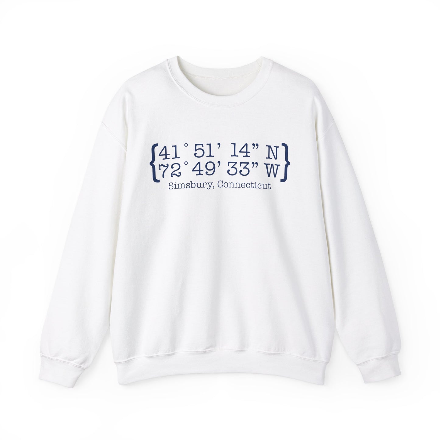 simsbury coordinates // simsbury connecticut  unisex sweatshirt// finding connecticut 