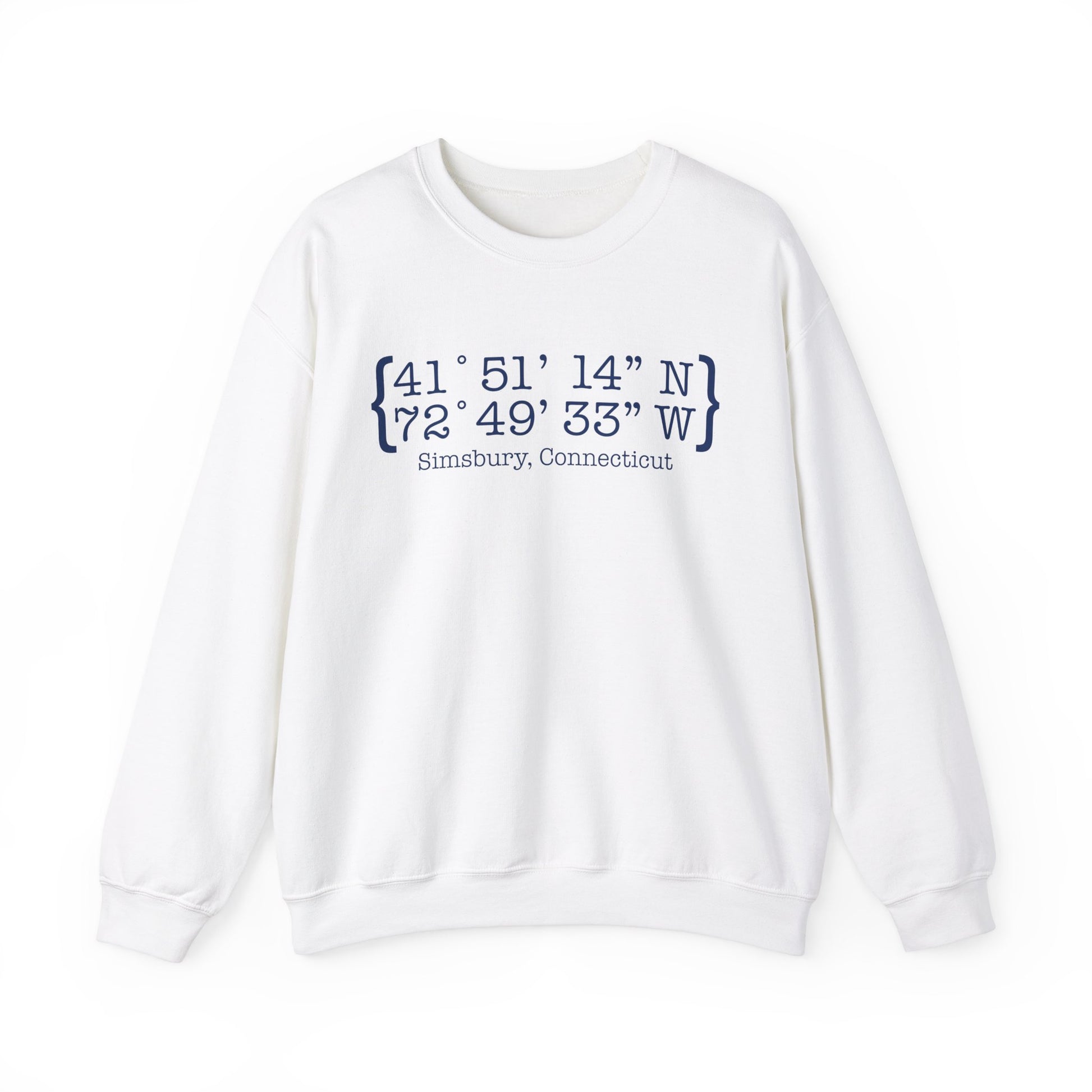 simsbury coordinates // simsbury connecticut  unisex sweatshirt// finding connecticut 
