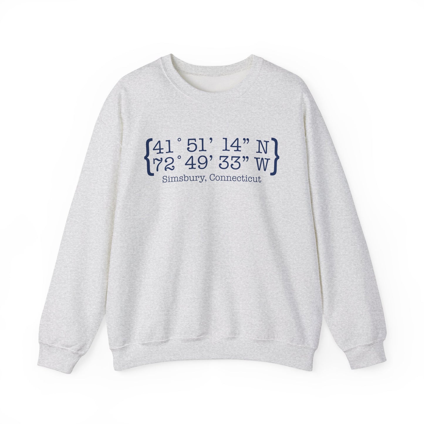 simsbury coordinates // simsbury connecticut  unisex sweatshirt// finding connecticut 