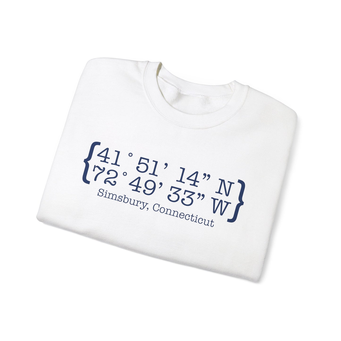 simsbury coordinates // simsbury connecticut  unisex sweatshirt// finding connecticut 