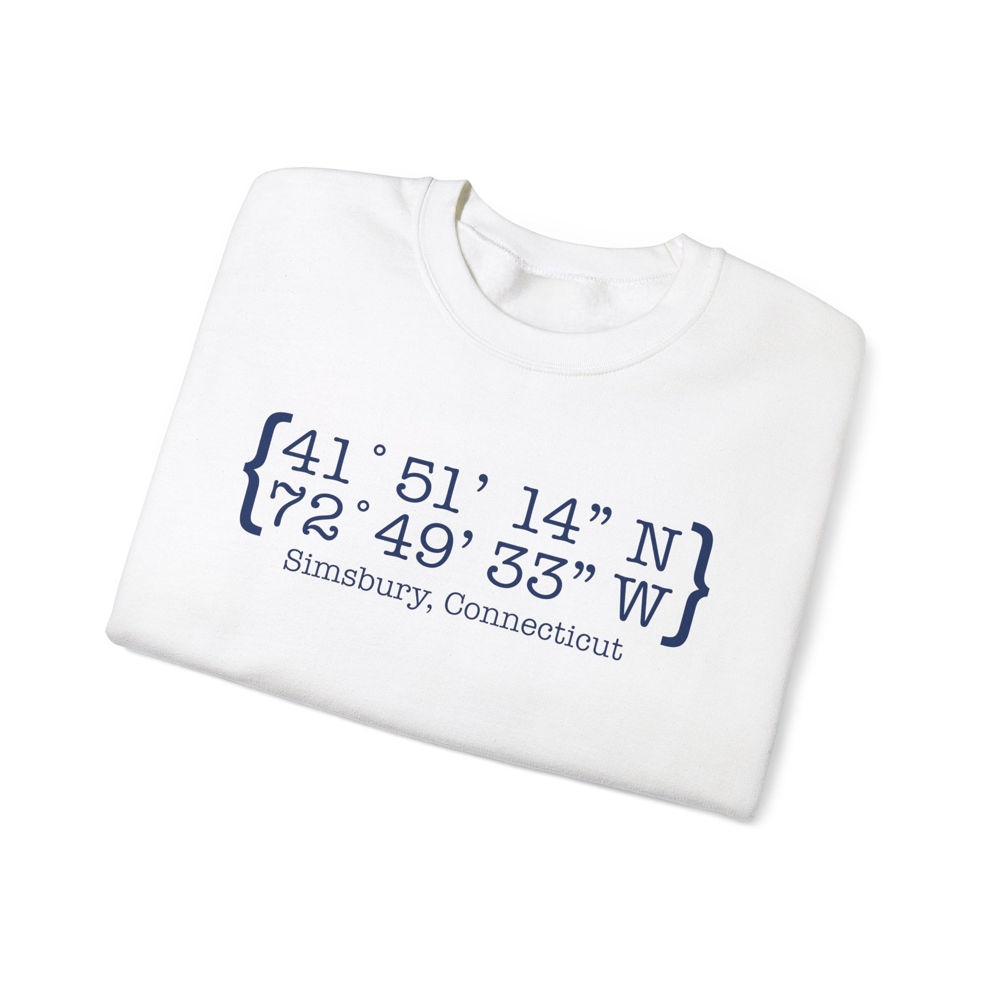 simsbury coordinates // simsbury connecticut  unisex sweatshirt// finding connecticut 