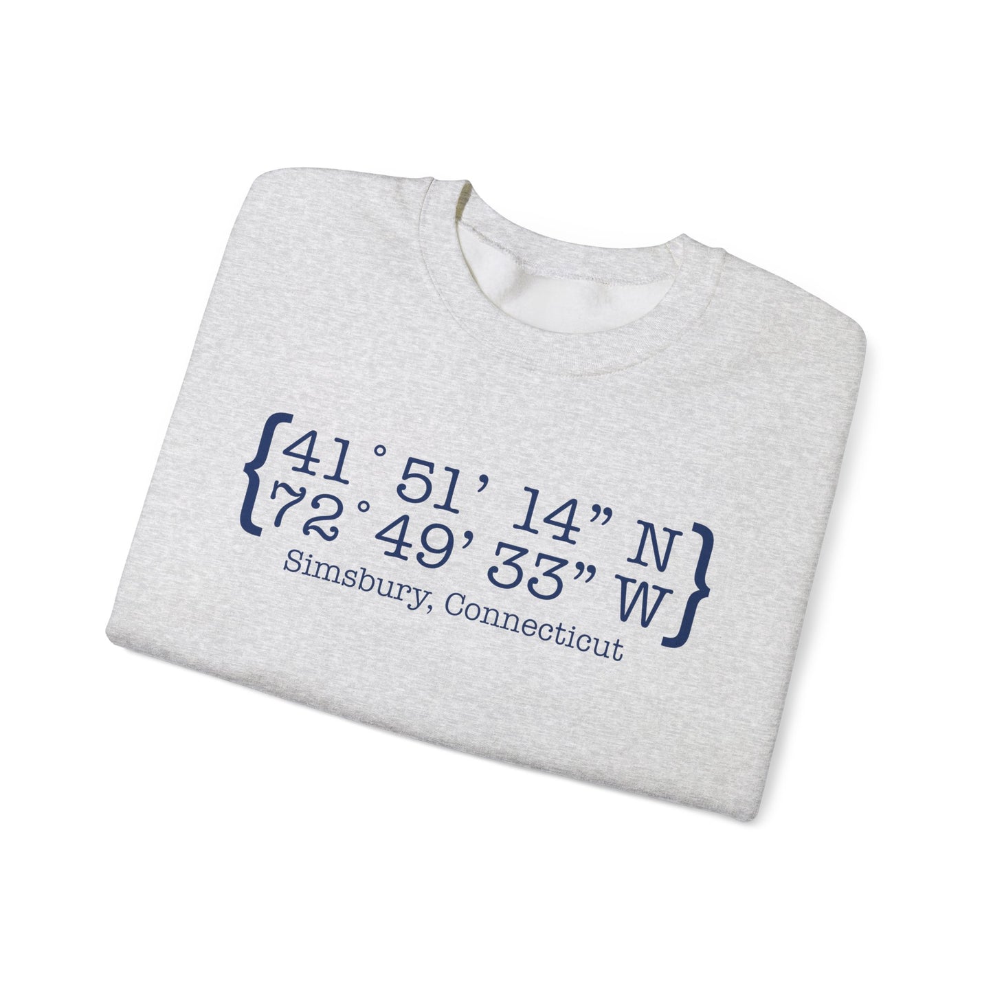 simsbury coordinates // simsbury connecticut  unisex sweatshirt// finding connecticut 