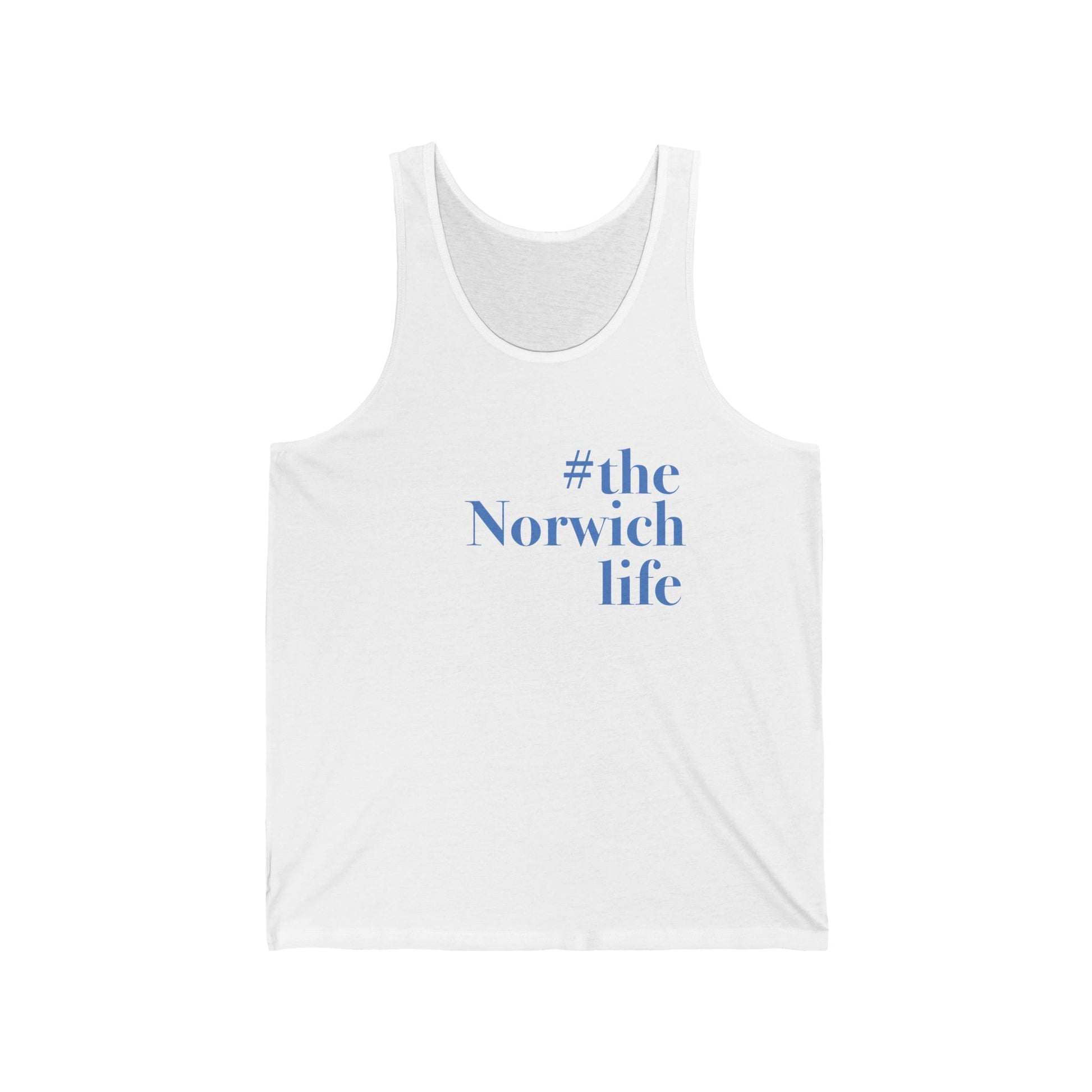#thenorwichlife // norwich connecticut unisex tank top  shirt  // finding connecticut 